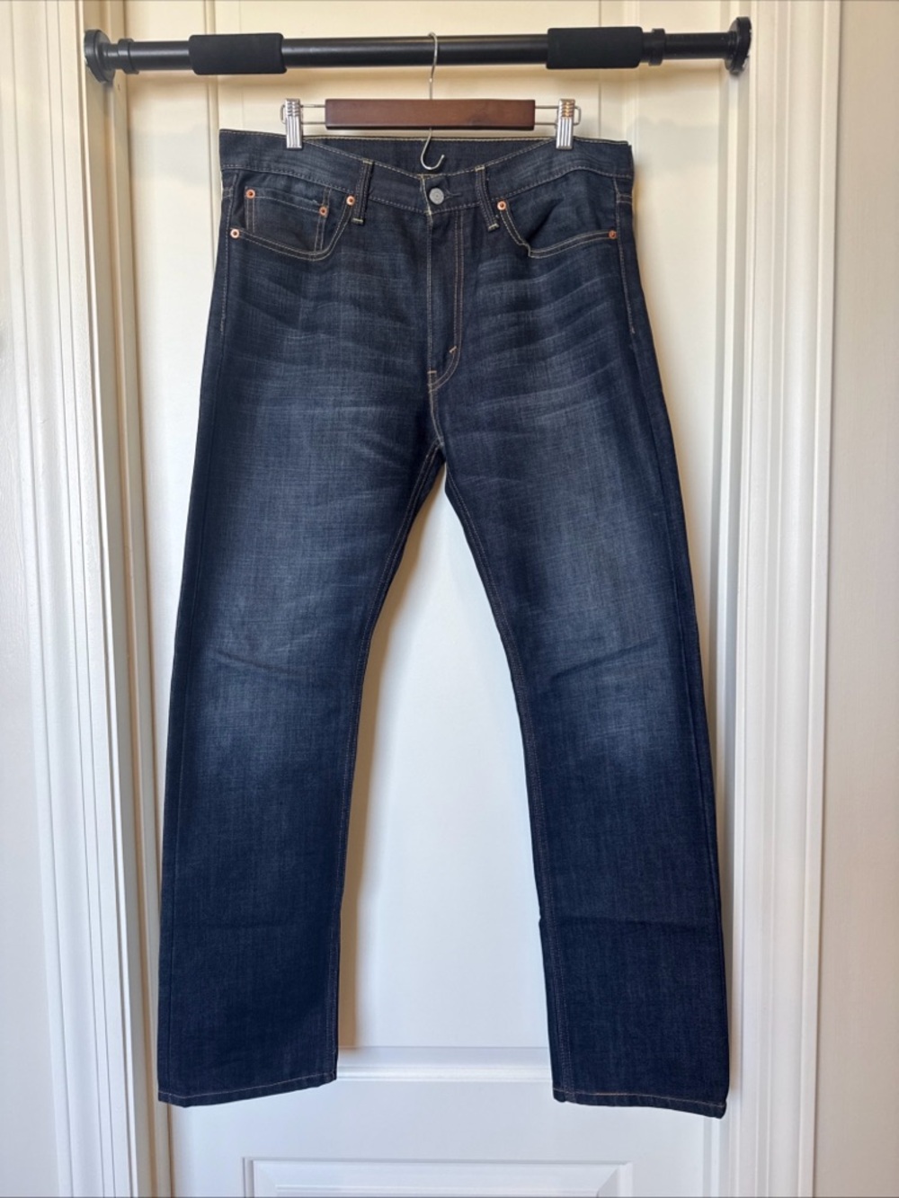 Men's Levi’s 511 Dark Blue Straight-Leg Jeans